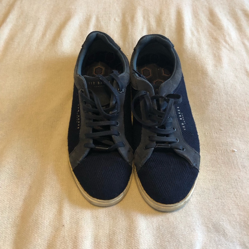 Ted Baker Suede and material lace up shoes size 11/44